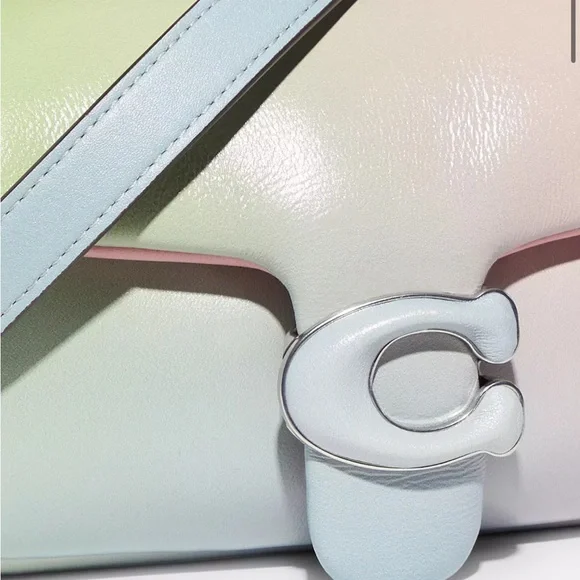 NWT! Coach Pillow Ombré Pale Pistachio multi Tabby 18 shoulder handbag Leather - Picture 8 of 8